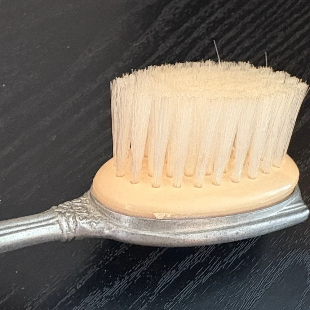 Vintage Babies Silver Brush and Comb Set
